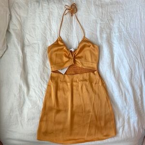 12th Tribe Mustard Yellow Dress